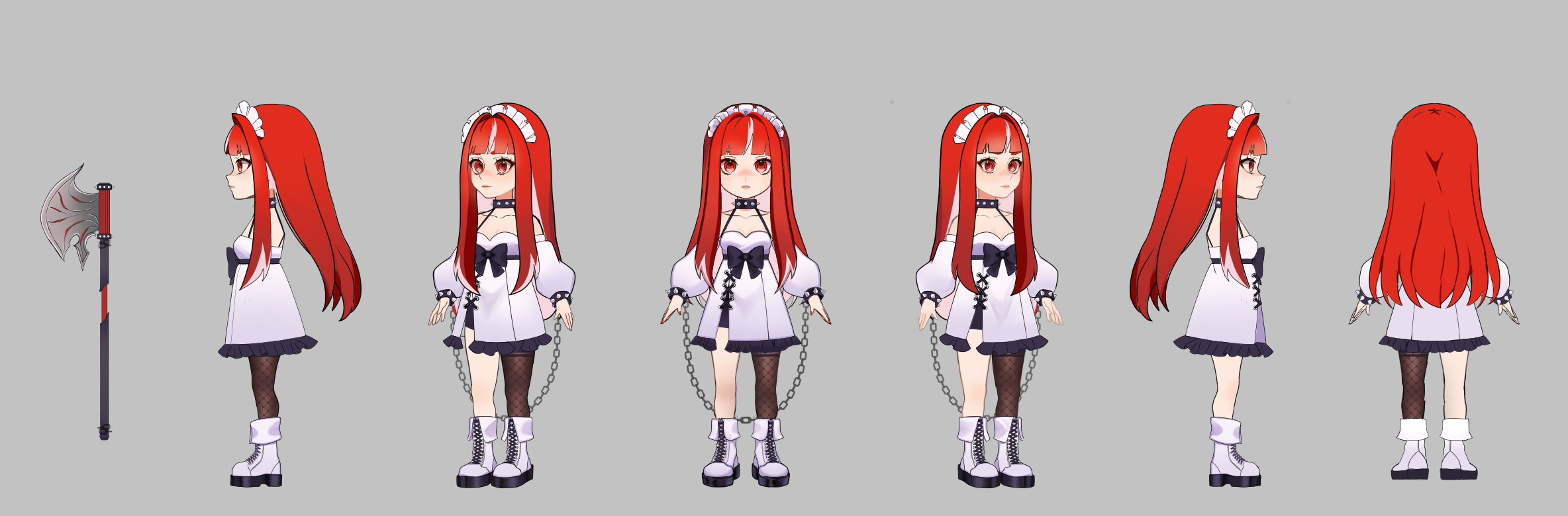 Turnaround de personnage par Lola