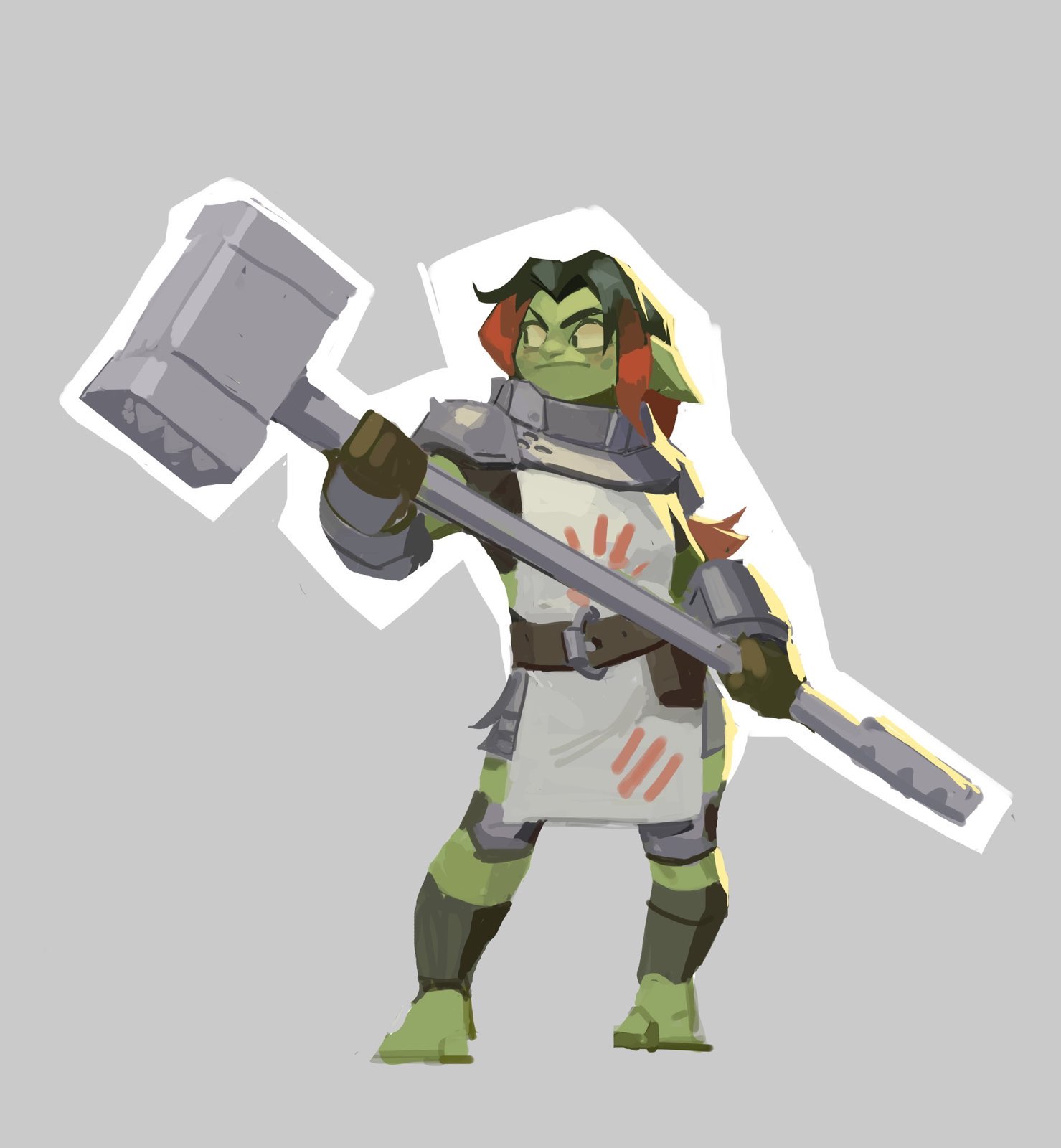 Recherche de personnage en couleur par Tristan