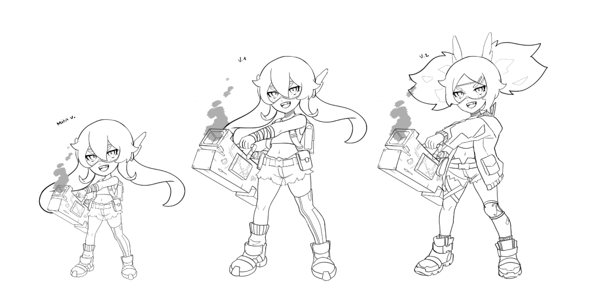 Étude de personnage par Lola